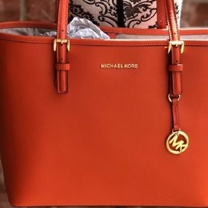 MK Tangerine Tote